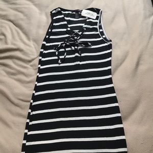 Black & White Striped Dress